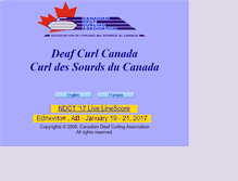 Tablet Screenshot of deafcurlcanada.org